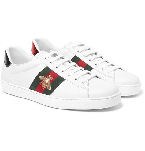 gucci mens white shoes|all white gucci shoes men.